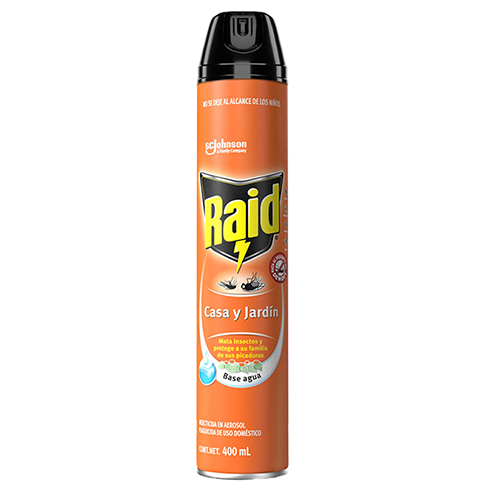 Insecticida Raid 400Ml Aerosol Casa Y Jardin                                                        
