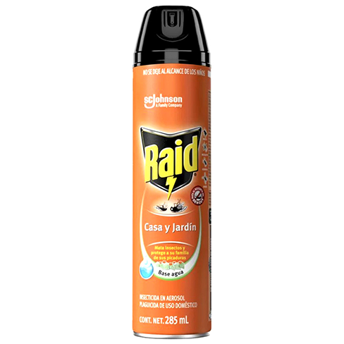 Insecticida Raid 285Ml Aerosol Casa Y Jardin                                                        