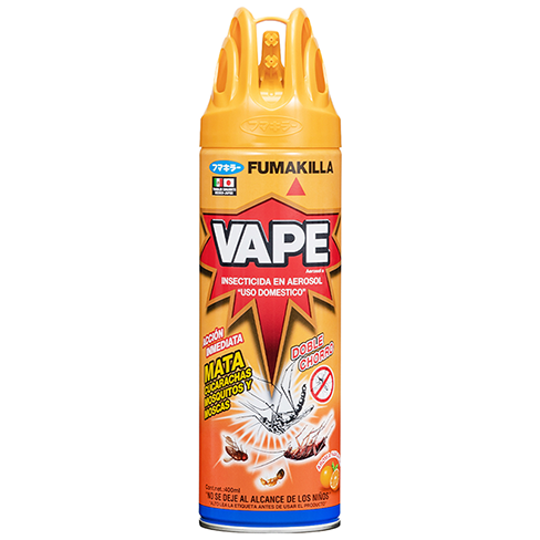 Insecticida Vape 400Ml Aerosol Domestico Doble Chorro                                               