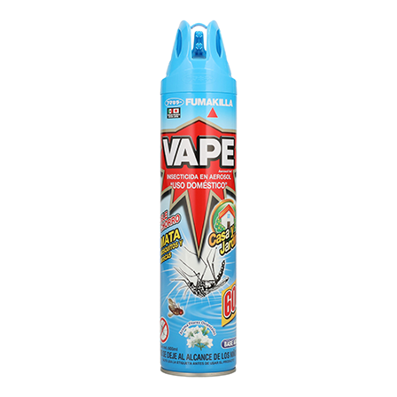 Insecticida Vape Casa Y Jardin 600Ml Aerosol  Doble Chorro