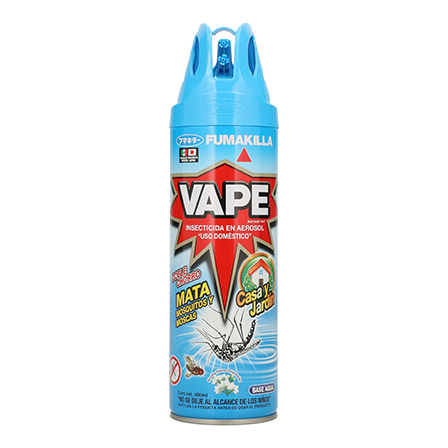 Insecticida Vape Casa Y Jardin 400Ml Aerosol  Doble Chorro
