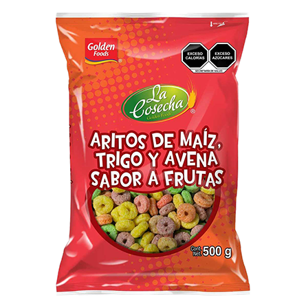 Cereal Golden 500Gr Aritos De Frutas