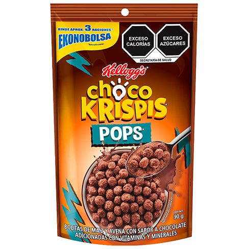 Cereal Choco Krispis Pops 90Gr Bolsa