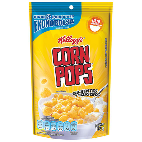Cereal Corn Pops Glaseados 100Gr Bolsa