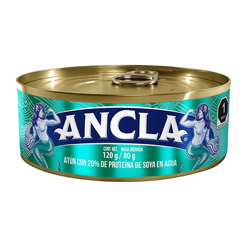 Atun Ancla 120Gr Agua 20% Proteina De Soya