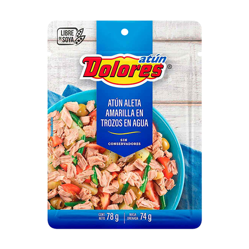 Atun Dolores 78Gr Agua Pouch