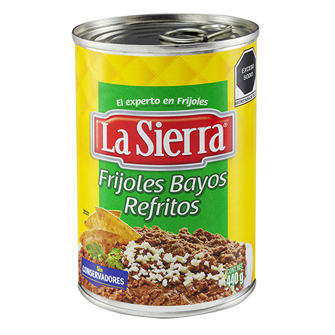 Frijol La Sierra 440Gr Bayo Refrito Lata                                                            