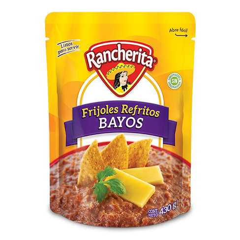 Frijol Rancherita 430Gr Bayos Refrito Pouch                                                         