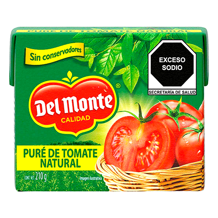 Pure De Tomate Del Monte 210Ml                                                                      
