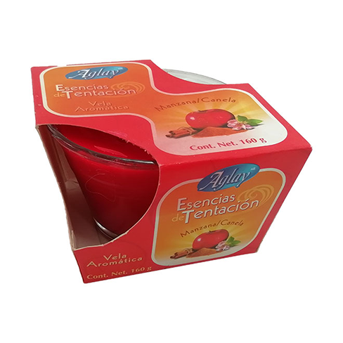 Veladora Aromatica Aglay 160Gr Esencencias Tentacion