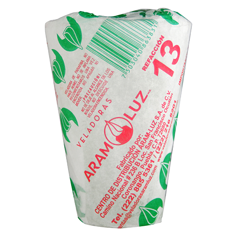 Veladora De Papel Refaccion #13 1Pz                                                                 