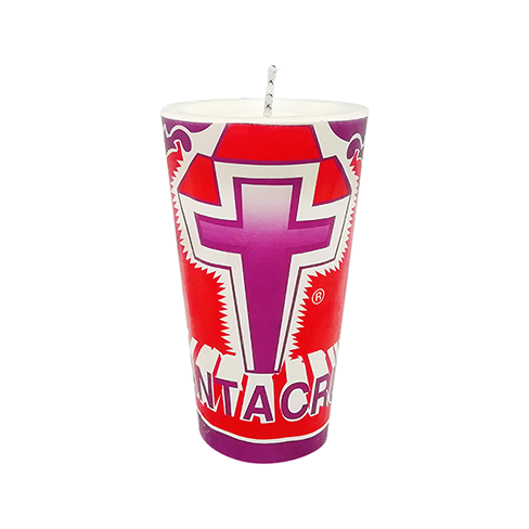 Veladora De Papel Cirio Gigante-Chica Santa Cruz 1Pz #sc01