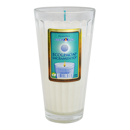 Veladora Ecolimon Sacramento 1Pz Vidrio