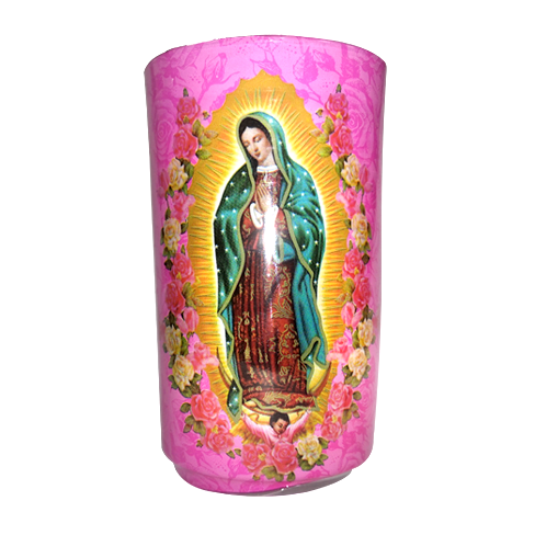 Veladora La Fama 1Pz Virgen De Gpe Chelero