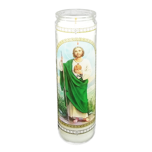 Veladora De Vidrio Luz Eterna 1Pz San Ju