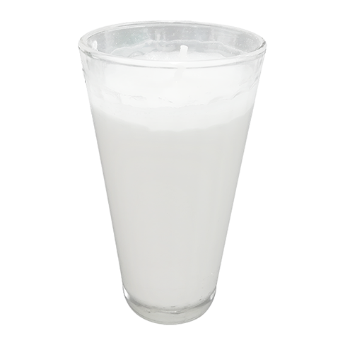 Veladora De Vidrio Luz Eterna 1Pz Limon Fama                                                        