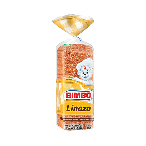 Pan Bimbo 610Gr Linaza