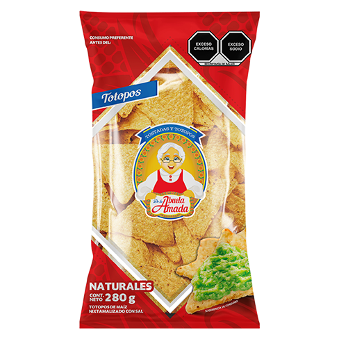 Totopos De La Abuela Amada 280Gr Naturales Ac