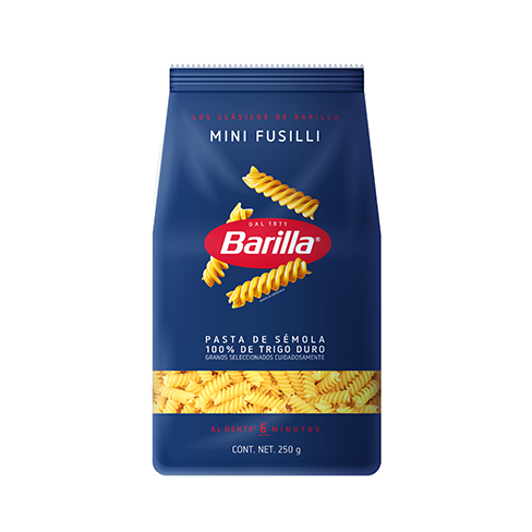Sopa Barilla 250Gr Mini Fusilli