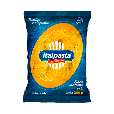 Sopa Italpasta 200Gr Fideo #2                               