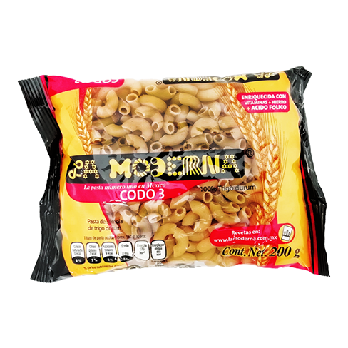 Sopa Moderna 200Gr Codo #3                                                                          