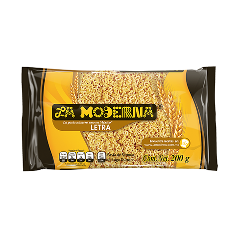 Sopa Moderna 200Gr Letras                                                                           
