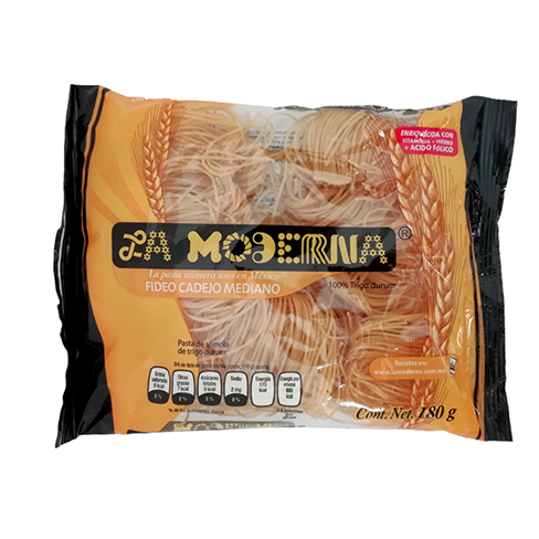 Sopa Moderna Fideo Cadejo 180Gr Mediano                                                             