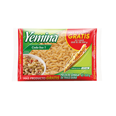 Sopa Yemina 220Gr Codo Liso #1