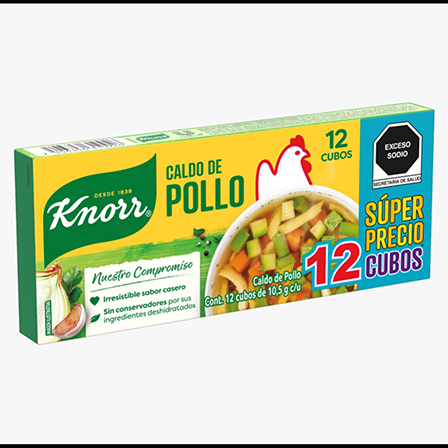Knorr Suiza 126Gr Caldo De Pollo                    