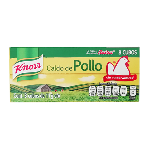 Knorr Suiza 8 Cubos Caldo De Pollo                                                                  