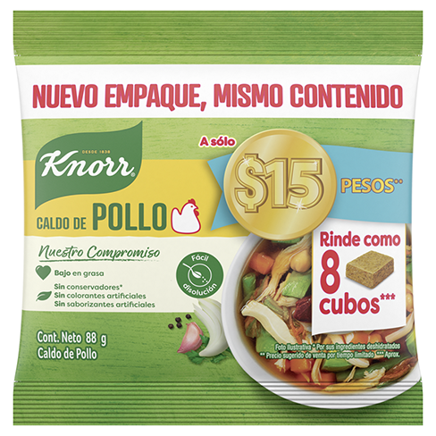 Knorr Suiza 88Gr Caldo De Pollo Bolsa 