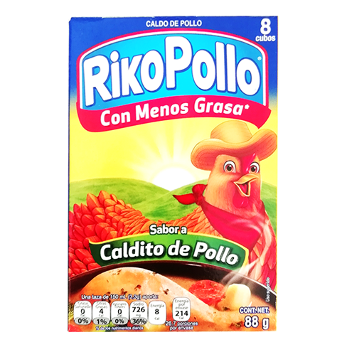 Rikopollo 8 Cubos Caldo De Pollo                                                                    