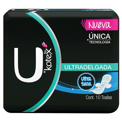 Toalla Femenina Kotex Unica 8Pz Con Alas Anatomica