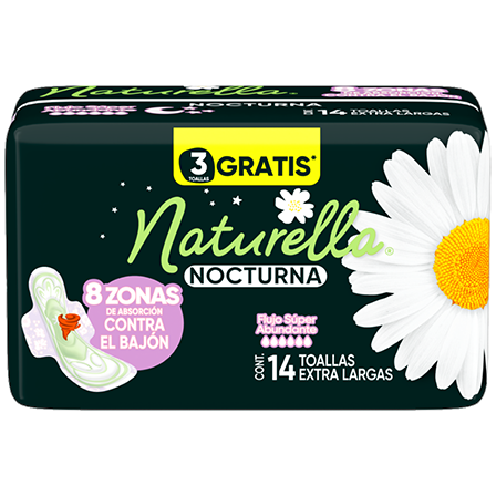 Toall.f.naturella 11+3Pz Nocturna C/a T5