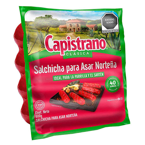 Salchicha Para Asar Capistrano 800Gr Clasica                                                        