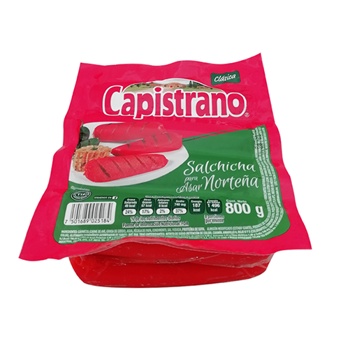 Salchicha Para Asar Capistrano Norteño 800Gr                                                        
