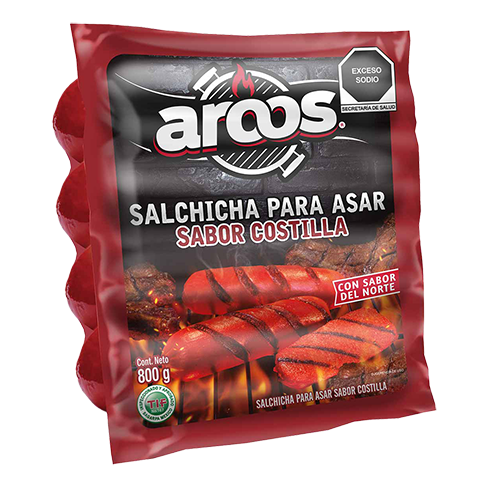 Salchicha Para Asar Aroos 800Gr Costilla