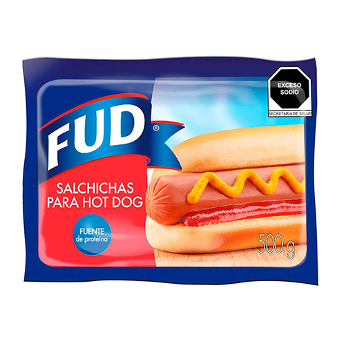 Salchicha Hot Dog Fud 500Gr