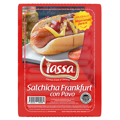 Salchicha De Pavo Frankfort Iassa Xkg                                                               