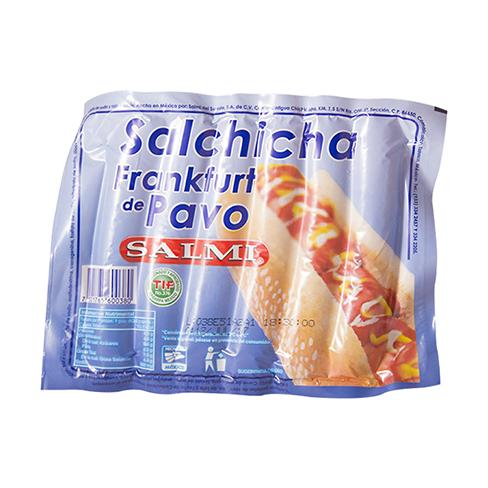Salchicha De Pavo Salmi Frankfurt Xkg                                                               