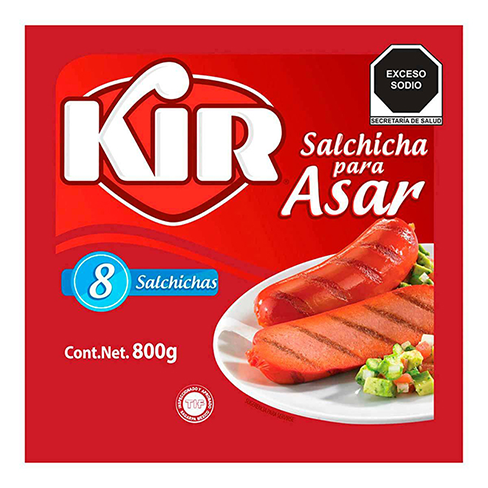 Salchicha Para Asar Kir 800Gr