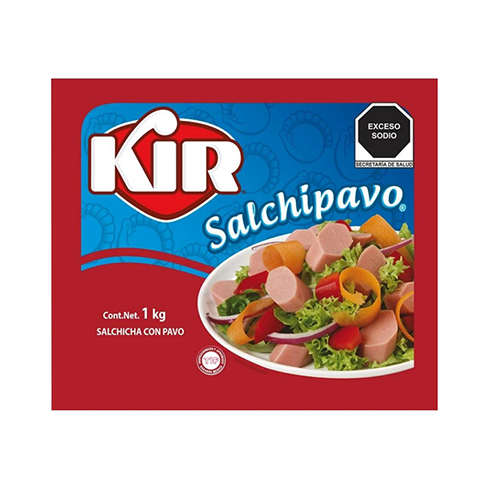 Salchicha Hot Dog De Pavo Kir (Granel)