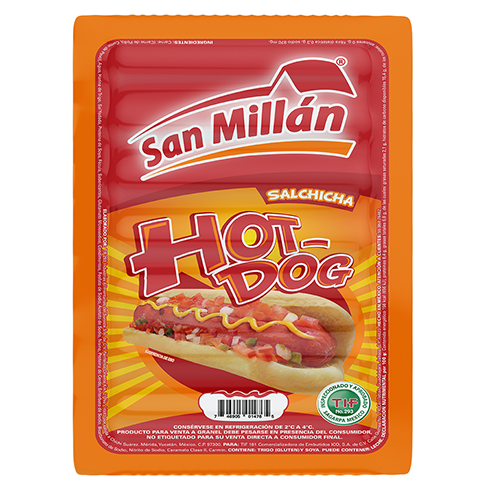 Salchicha San Milan Xkg Para Hot Dog                                                                