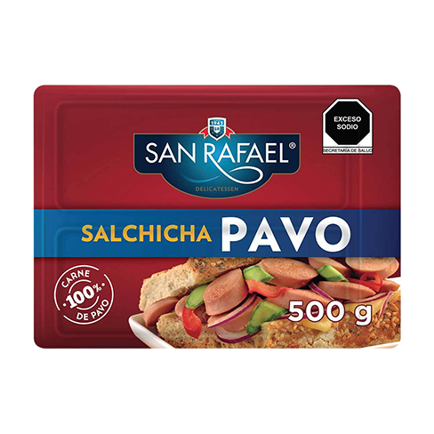 Salchicha De Pavo San Rafael 500Gr