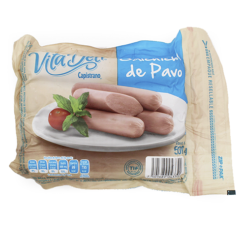 Salchicha De Pavo Vitadeli 500Gr                                                                    