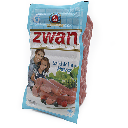 Salchicha De Pavo Zwan Xkg Premium                                                                  