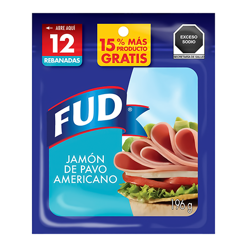 Jamon De Pavo Americano Fud 170Gr                                                                   