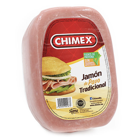 Jamon De Pavo Chimex Xkg Tradicional                                                                