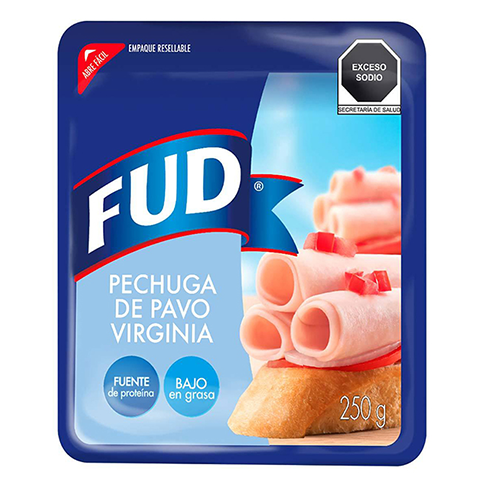 Jamon De Pavo Virginia Fud 250Gr Pechuga                                                            