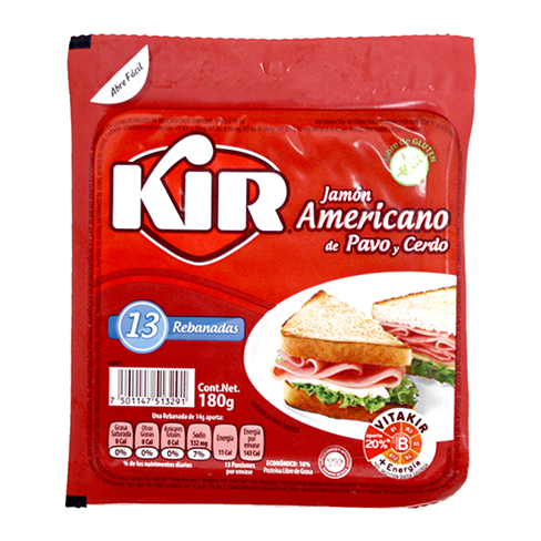 Jamon Americano Kir 180Gr                                                                           